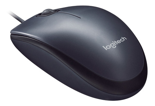 Mouse Óptico Usb Logitech M90 · Cómodo Diseño Ambidiestro