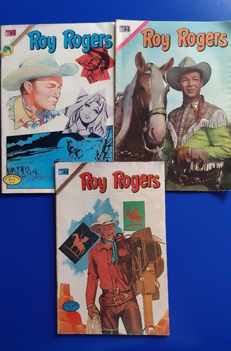 Set De 3 Revistas Comic Roy Rogers Ed Novaro 