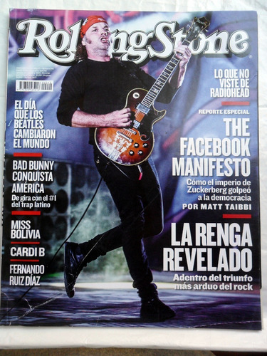 Rolling Stone 242 La Renga * Beatles * Bad Bunny * Radiohead