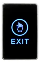Comprar Boton Pulsador De Salida Touch Led Luminoso Control Accesos