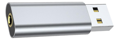 Adaptador De Conector De Audio Usb A 3,5 Mm Convertidor De