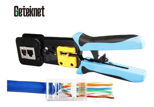 Conector Modular Utp Cat6 Rj45, 8p8c, Rj45, 100 Unidades
