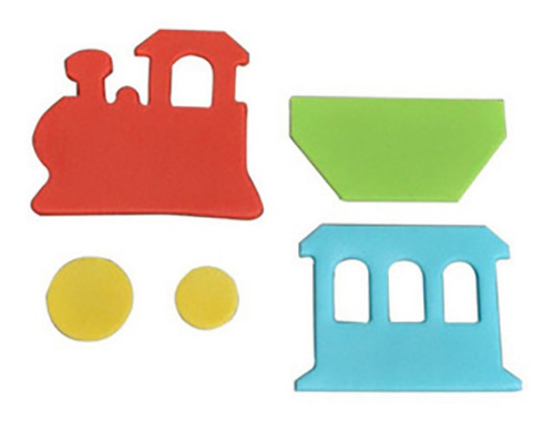 Aleissi Sello Cortador Galleta Fondant Masa Forma Tren