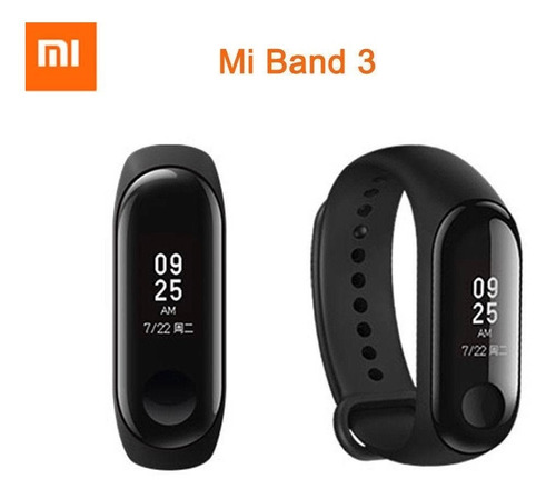 Relogio Xiaomi Mi Band 3 Smartwatch Para Android Ios - Preto