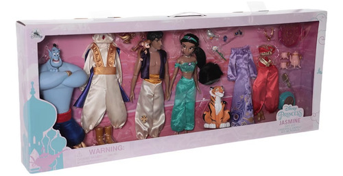 Set 5 Muñecos Aladdin Clasico Disney Store 2022 Princess 