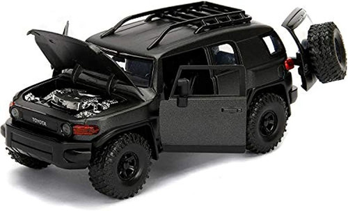 Toyota Fj Con Portaequipajes De Techo (sin Caja) En Gris
