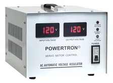 Regulador de Voltaje 2 KVA 120 Volts Marca POWERTRON