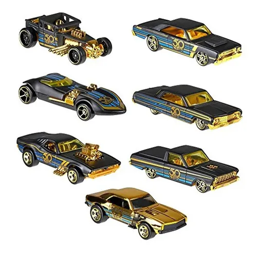 Colecci n Hot Wheels 50 Aniversario Negro Y Oro
