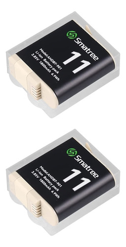 Paquete De 2 Baterías Compatibles Hero11/hero10/hero9 ...
