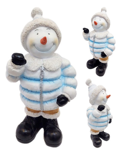 Figura Navideña En Fina Resina - Decoración De Navidad