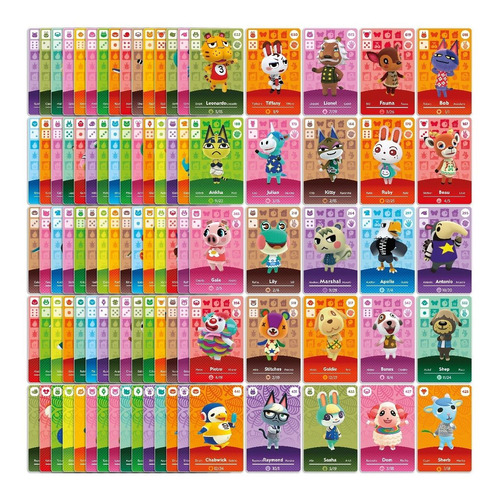 10 Tarjetas Nfc Amiibo Animal Crossing Laminadas Y Duraderas