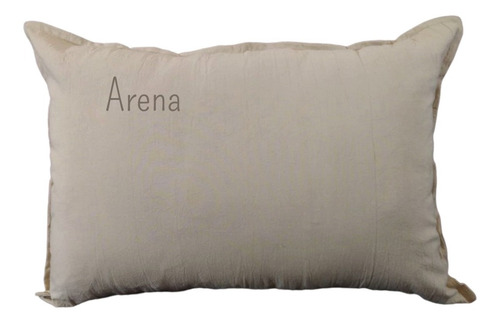 Imagen 3 de 9 de Funda Almohadón 70x50 Tusor Nórdico Decorativo Moderno Cama