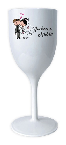 10 Taças Personalizadas Vinho E Bebidas 400ml Imp. Colorida