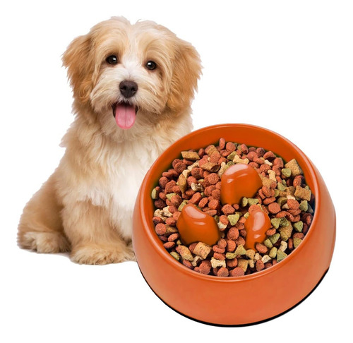 Flexzion Comedero Lento Para Perros Cuenco Interactivo Para
