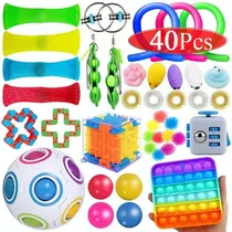 Comprar . 32 Piezas Pop Iit Fidget Toy-push Fidget Set De Juguete