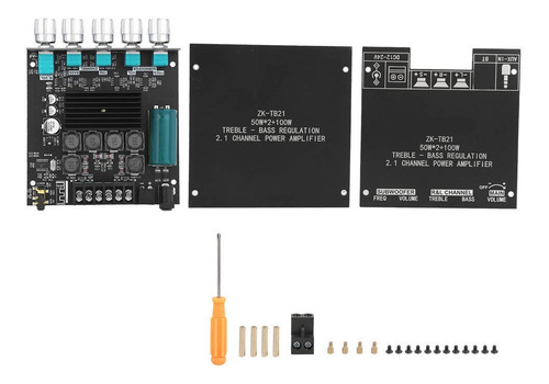 Placa Amplificadora De Alta Potencia Zk-tb21 De 2.1 Canales