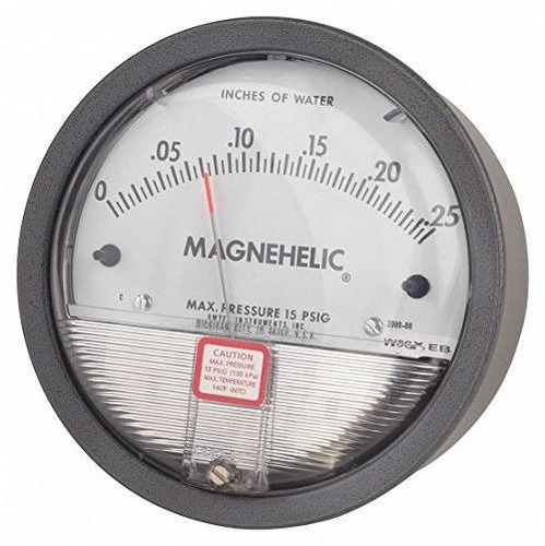 Magnehelic Presion Diferencial 0-025 H2o