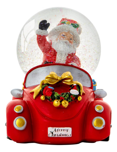 Globo Musical De Navidad Con Cascabeles Y Luces Led Cambiant