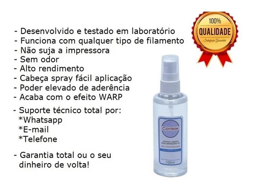 Base Mesa Vidro Impressora 3d Sethi Farm + Adesiv Liq + Pres