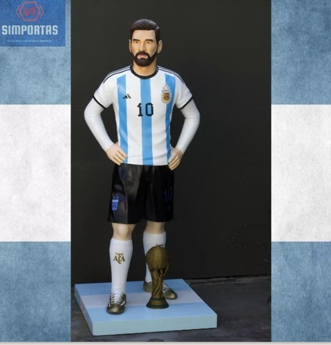 Figura Lio Messi 1:1 Impreso 3d 20cm Original Made Argentina