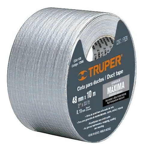 Cinta Para Ducto Alta Temperatura Truper 48mmx10mts. Cdu-10x