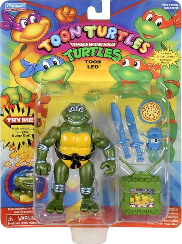 Leonardo Turtles 4 Pack Teenage Mutant Ninja Playmates 