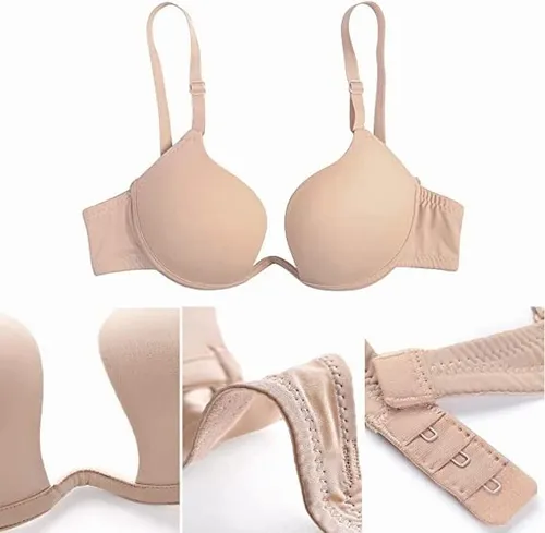 . Sujetador Push-up Con Escote En U Profundo Y Espalda
