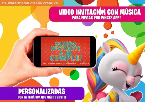 Invitación Video Tarjeta Animada Digital Con Música Frozen