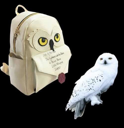 Mochila Harry Potter Lechuza Magica Hedwig Howards Unicas