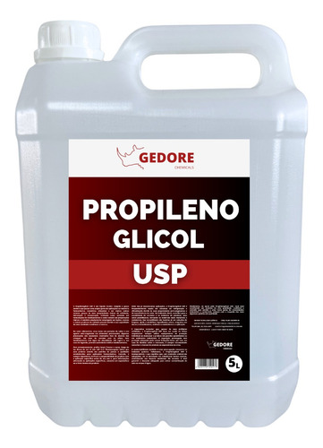 Propilenoglicol Usp Puro Propileno Glicol - Garrafa 5 Litros