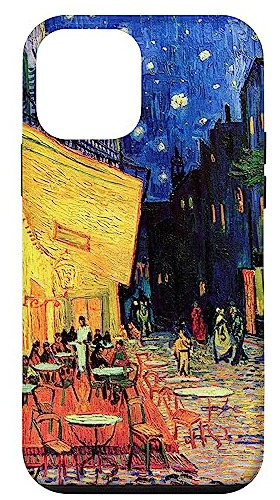 Funda Para iPhone 12 Mini Cafe Terrace At Night - Van Gog-02