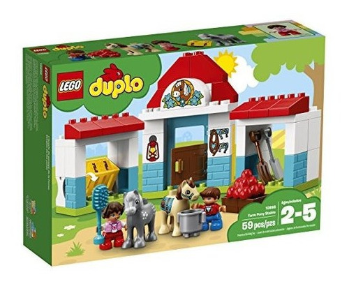 Lego Duplo Town Farm Pony Establo Bloques De Construcc