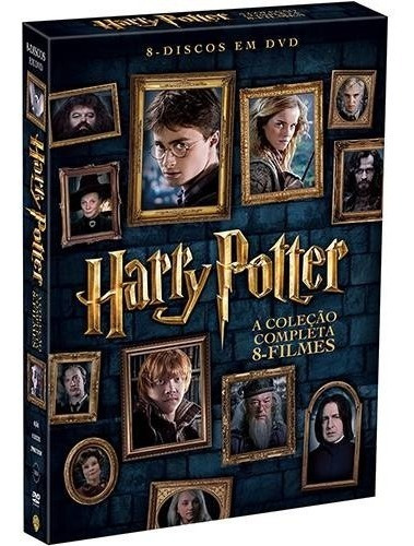 Dvd Harry Potter - A Coleção Completa - 8 Discos - Original