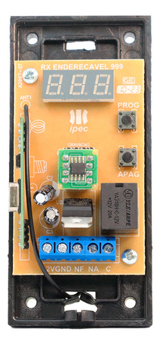 Receptor Endereçável 999 Tx Code Learn 1 Canal Ipec Ppa