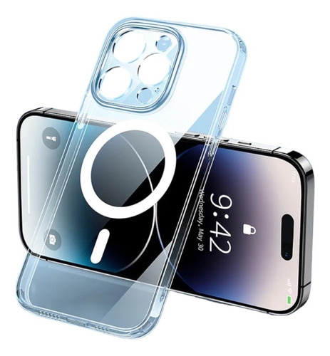 Funda Magsafe Ultra Clear Magnetic Circle Para iPhone