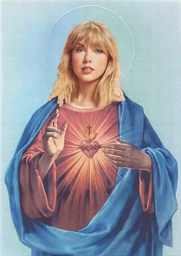 Pintura De Diamante Para Bricolaje Taylor Swift Saint Virgen