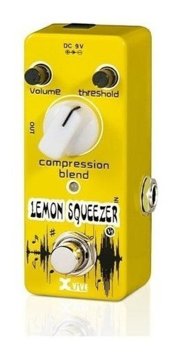 Pedal Xvive Lemon Squeezer V9 Compresor
