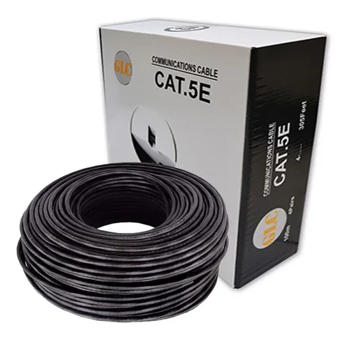 Cable de red Ethernet Lan RJ45 20 metros Cat5 Bobina ya cableada y probada