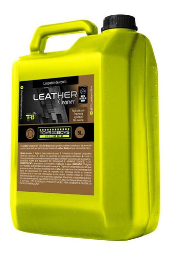 Limpador De Couro - Leather Cleaner 5l Toys For Boys