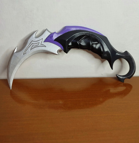 Cuchillo De Plástico Colección Valorant Reaver 2.0 Daga 