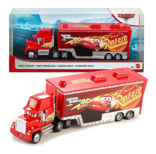 Los Coches Pixar Disney Mack Transportador