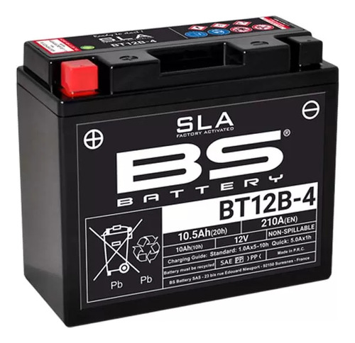 Batería De Gel Yt12b / Bt12b Activada