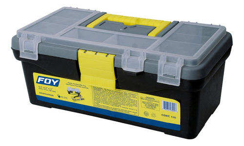 Caja Portaherramientas Plastica Foy 12.5'' X 6.8'' X 5.1''