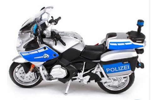 Maisto Bmw R1200 Rt Alemania Policía 1/18 Modelo Fundido A T