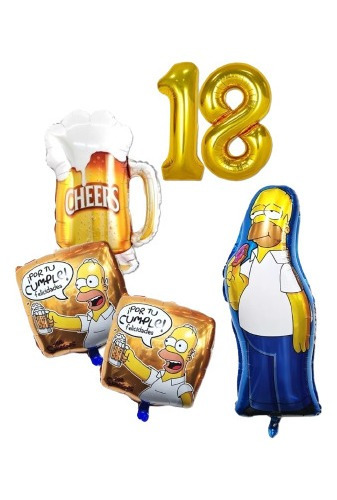 Globo Simpson Decoración Fiesta De Cumpleaños 