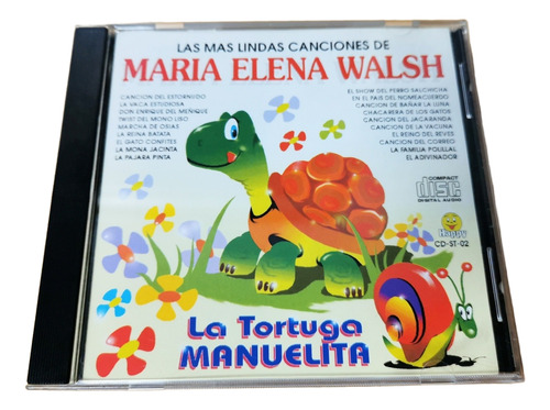 Tortuga Manuelita Las Más Lindas Canciones Maria Elena Walsh (Usado)
