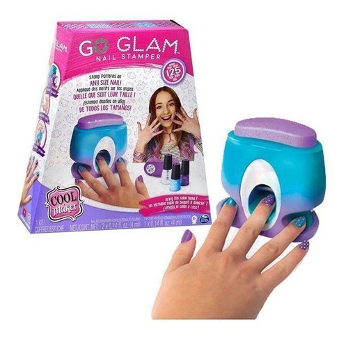 Maquina Para Decorar Uñas Go Glam Nail Stamper Juguete Niñas