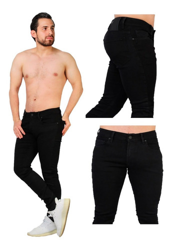 Jeans Hombre Pantalón Mezclilla Suave Con Strech Moda 008