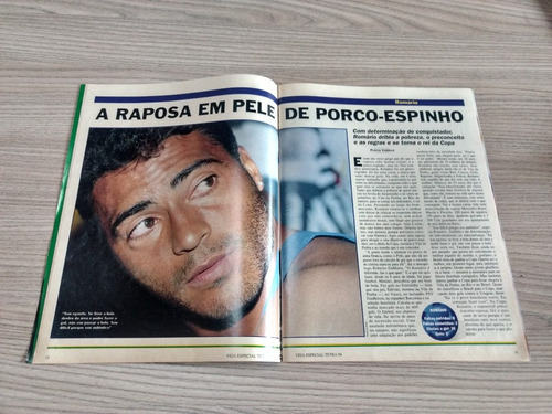 Revista Veja 349 Brasil Tetra Romario Bebeto Parreira Y886