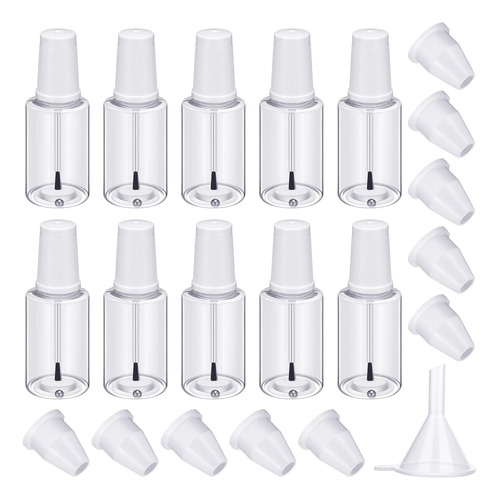 Irenare 10 Botellas De Esmalte De Uñas Vacías Recargables Co